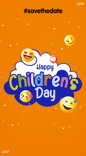 Happy Children's Day — save the date