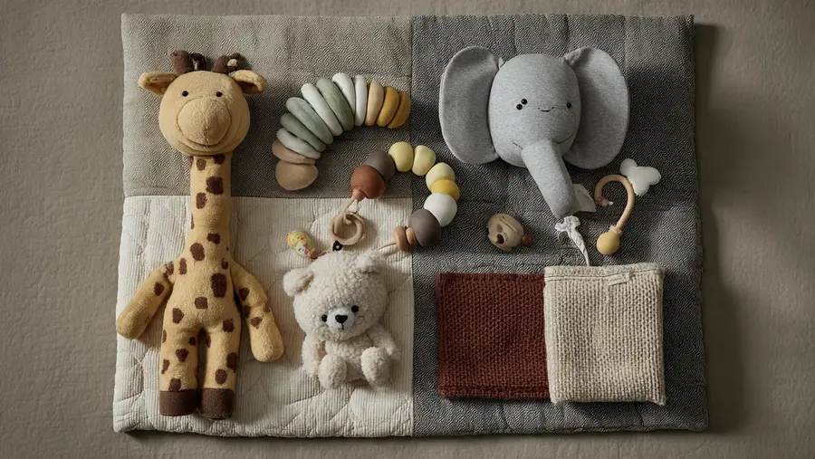 Sélection de jouets pour 0-3 mois