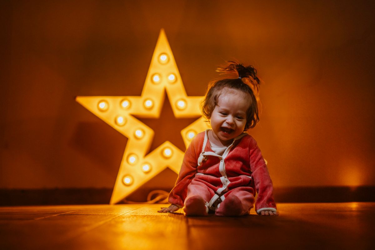 Veilleuse douce lumière chaude pour nuit bébé nouveau-né