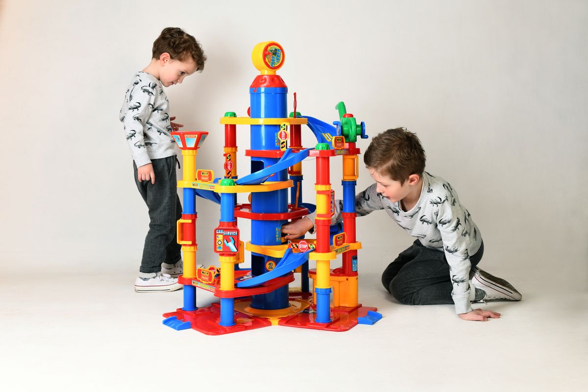 Set de briques de construction colorées pour enfant