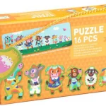 8 puzzles 2 pièces Grands et Petits Djeco