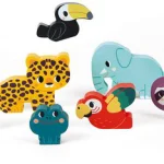 Chunky puzzle Jungle Janod, 7 pièces