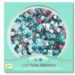 Coffret perles alphabet Djeco 1000 perles