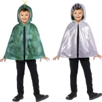 Cape réversible dragon et chevalier