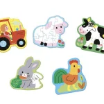 5 puzzles évolutifs Ferme Janod