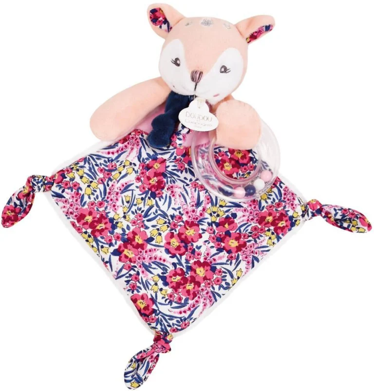 Doudou Hochet Boh'aime Faon Doudou et Compagnie