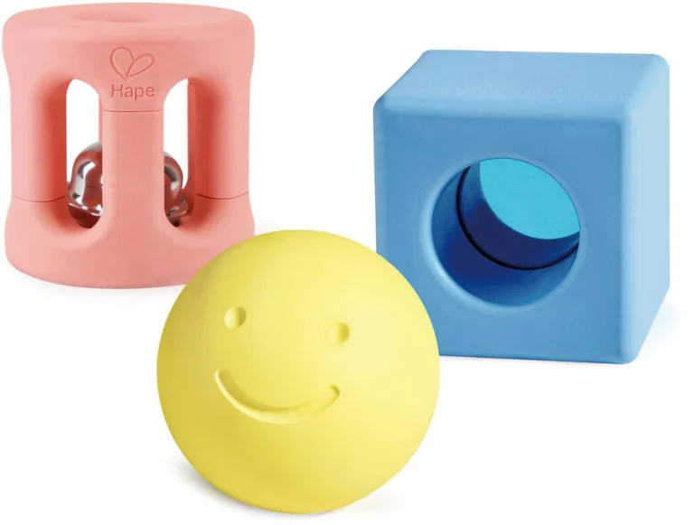 Trio de Hochets Géométriques Hape