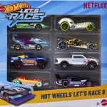 Coffret 8 petites voitures Hot Wheels Let's Race