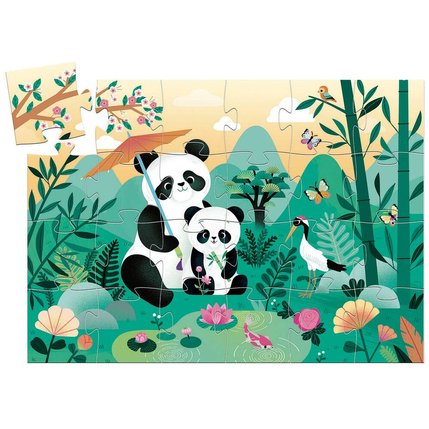 Puzzle Léo le panda Djeco, 24 pièces