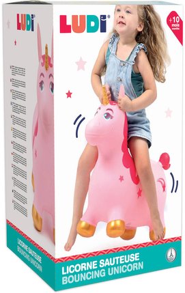 Ballon sauteur licorne Ludi