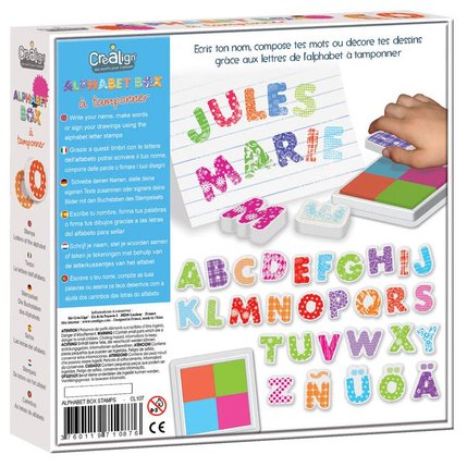 Alphabet à tamponner Crea Lign 30 lettres