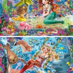 Puzzles 2 x 24 pièces Les Sirènes envoûtantes Ravensburger