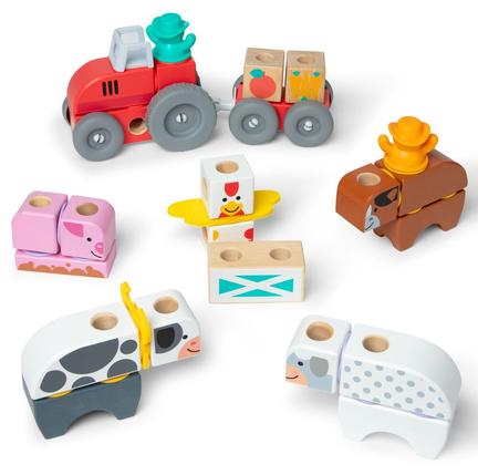 Blocs à emboîter Melissa & Doug Blockables La Ferme