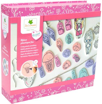 Kit création de bijoux en plastique fou Sycomore