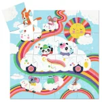 Puzzle Voiture Nuage Djeco, 16 pièces