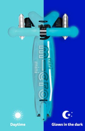 Trottinette Mini Micro Deluxe Glow LED (Aqua)