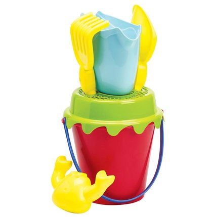 Seau de plage garni Ecoiffier 15 cm