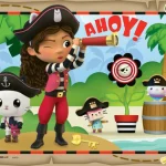 Puzzles 2 x 24 pièces Gabby La Fête des pirates Ravensburger