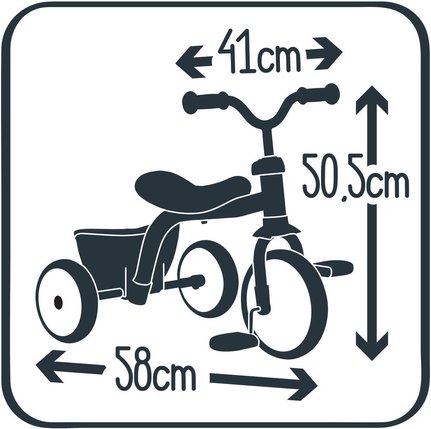 Tricycle Smoby Rookie