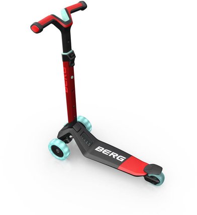 Trottinette pliable Berg Nexo roues LED (Rouge)