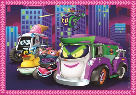 Puzzle 4 en 1 Batwheels Clementoni