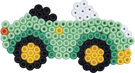 Pot de 4000 perles à repasser Hama Midi