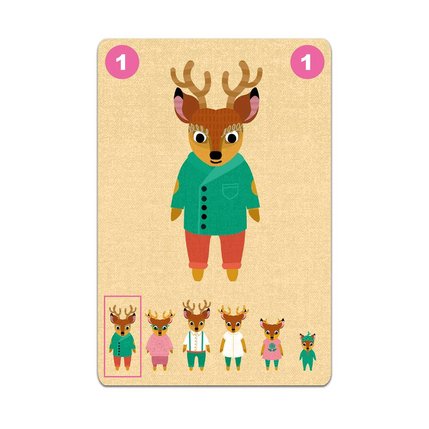 Jeu de cartes coopératif Familou Djeco