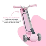 Trottinette 3 roues Yvolution Y Glider Air (Rose)