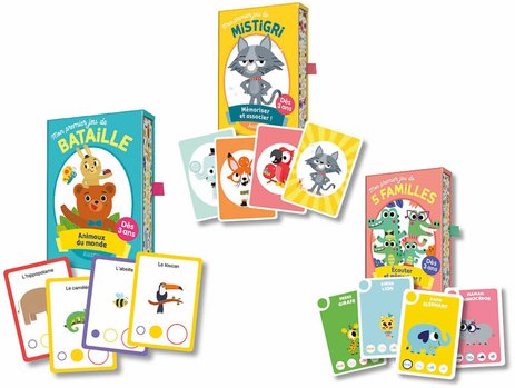 Coffret Mes premiers jeux de cartes Auzou