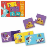 12 puzzles 2 pièces Duo Contraires Djeco