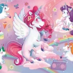 Puzzle Maxi 24 pièces Jolly Unicorns Clementoni