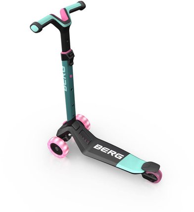 Trottinette pliable Berg Nexo roues LED (Menthe)