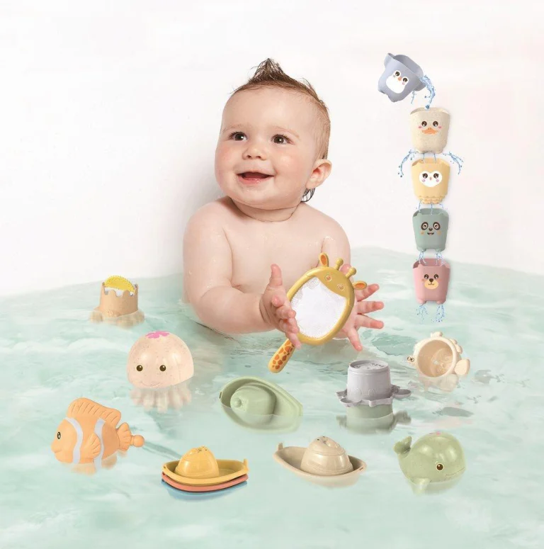 Coffret de Jeux de Bain 18 Pièces T'MIMI