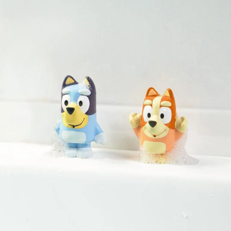 2 Gicleurs de Bain Bluey et Bingo Tomy