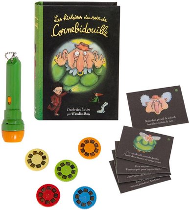 Coffret lampe à histoires Cornebidouille Moulin Roty