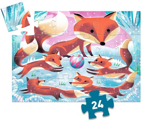Puzzle Ginger le petit renard Djeco, 24 pièces