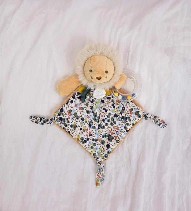 Doudou Hochet Boh&rsquo;aime Doudou et Compagnie (Lion, Faon)