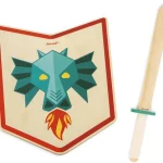 Set du chevalier dragon en bois Janod