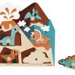 Puzzle sonore Dinosaures Janod, 5 pièces