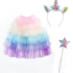 Set déguisement licorne cape et accessoires