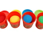 Pâte à modeler Créa & Cie 4 pots couleurs primaires