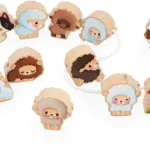 Perles moutons en bois Janod