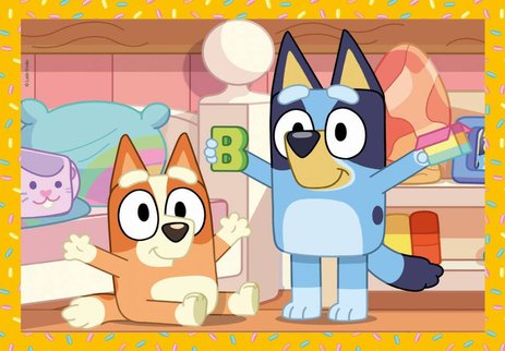 Puzzle 4 en 1 Bluey Clementoni