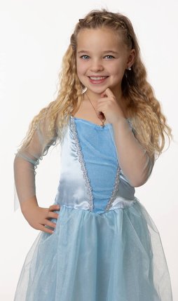 Déguisement princesse Adèle robe bleue