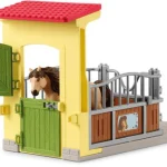 Coffret figurine poney islandais et son box Schleich