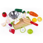 Maxi set de fruits et légumes à découper en bois Janod