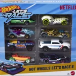 Coffret 8 petites voitures Hot Wheels Let's Race