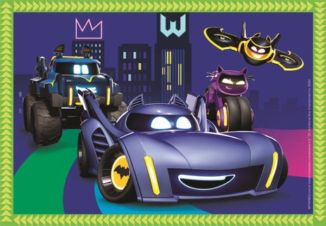 Puzzle 4 en 1 Batwheels Clementoni