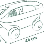 Chariot de plage garni Smoby