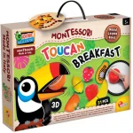 Le petit déjeuner du toucan à découper Montessori Lisciani
